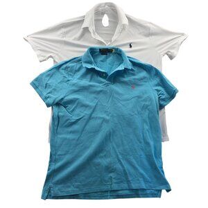 2 Polo Ralph Lauren Men Polo Shirts XL Lot Of Two Performace Short Sleeve Casual